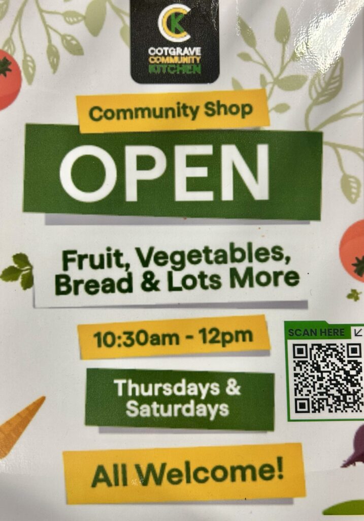 Cotgrave Community Kitchen Poster